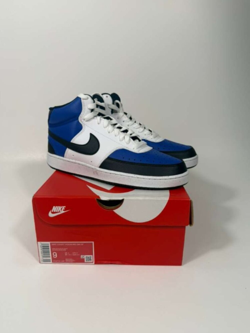 Nike Men's Court Vision Mid Sneaker Size 9 FQ8740 480